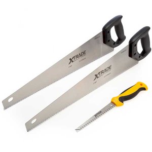 2 Hand Saw 550mm & 150mm Jab Saw - Set of 3 Piece