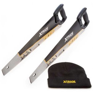 550mm Hardpoint 2 Hand Saw & Beanie Hat - 3 Piece Set