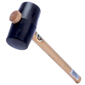 64mm Black Rubber Mallet - 550g