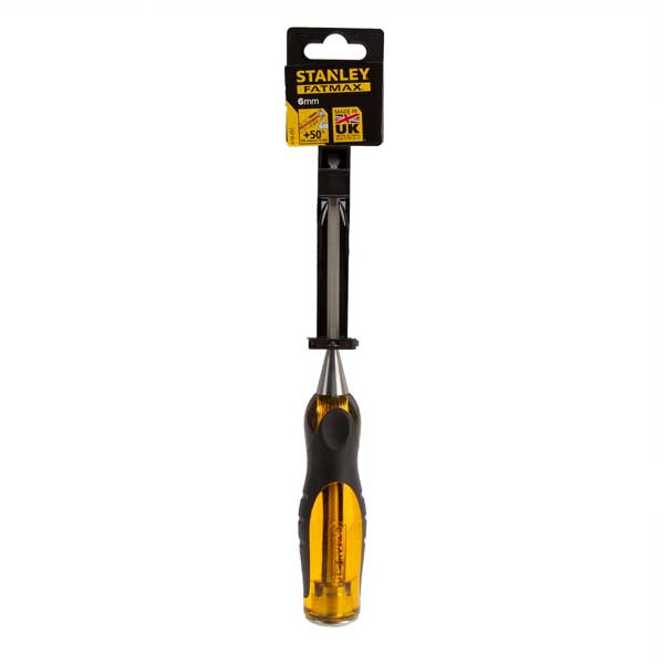 6mm Fat Max Thru Tang Wood Chisel 