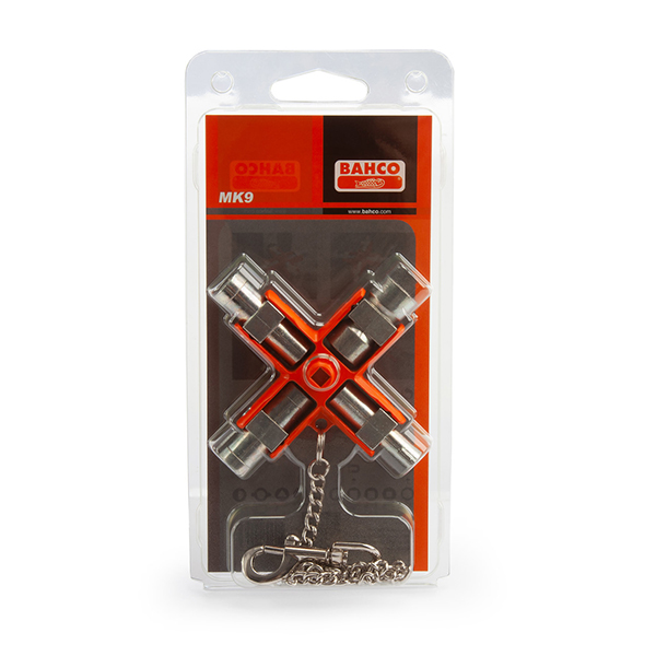Bahco 9-in-1 Switch Cabinet Multi-Fitting Master Key