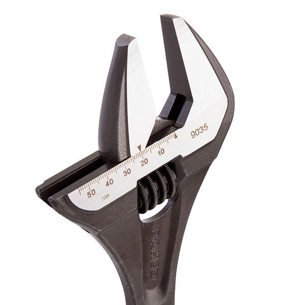 Bahco 9035 Adjustable Wrench 12 3/4in / 324mm - 55mm Extra Wide Jaw Capacity
