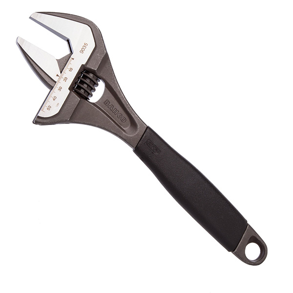 Bahco 9035 Adjustable Wrench 12 3/4in / 324mm - 55mm Extra Wide Jaw Capacity