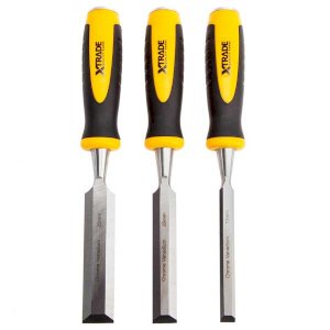 Bevel Edge Chisel Set in Pouch - 3 Piece