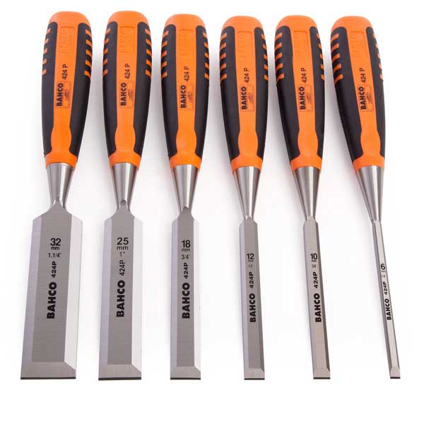 Bevel Edge Chisels - Set of 6 Piece