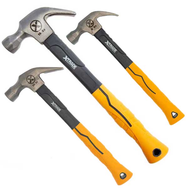 Claw Hammer with Fibreglass Handle