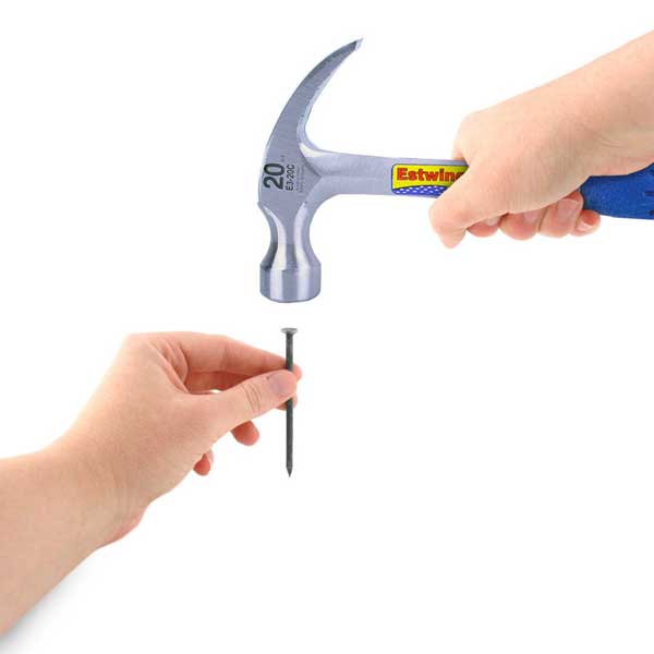 Curved Claw Hammer with Vinyl Grip 20oz