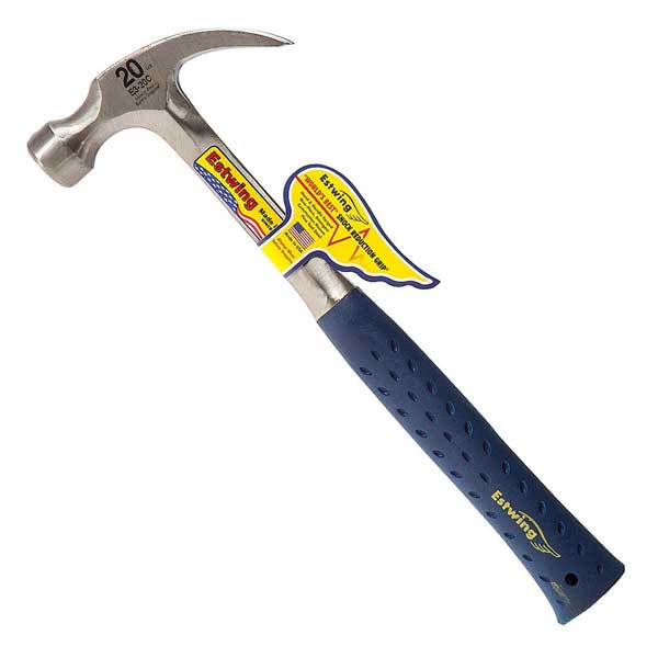 Curved Claw Hammer with Vinyl Grip 20oz