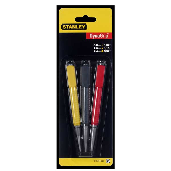 Dynagrip Nail Punch Set of 3 Piece