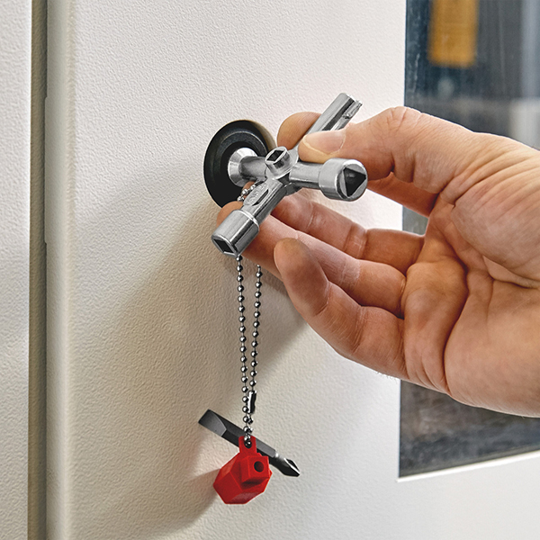 Knipex Control Cabinet Key for all Standard Cabinets and Shut-Off Systems