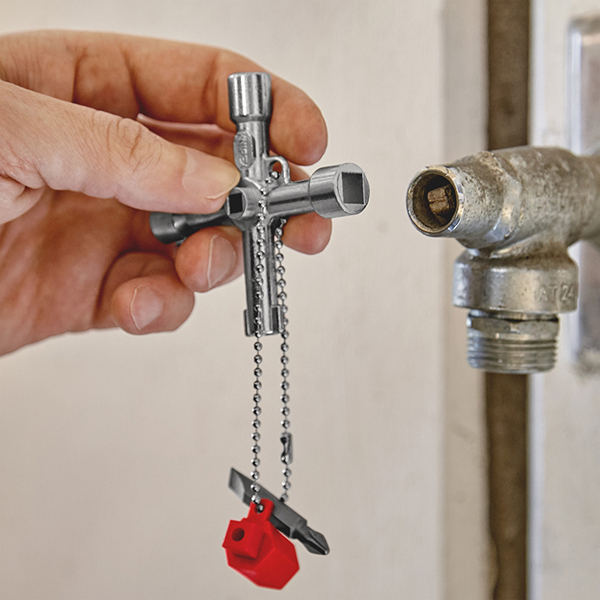 Knipex Control Cabinet Key for all Standard Cabinets and Shut-Off Systems