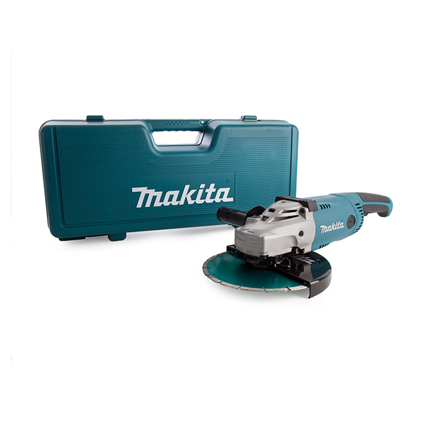 Makita GA9020KD 9 inch/230mm Angle Grinder with Kit Box & Diamond Blade (110V)