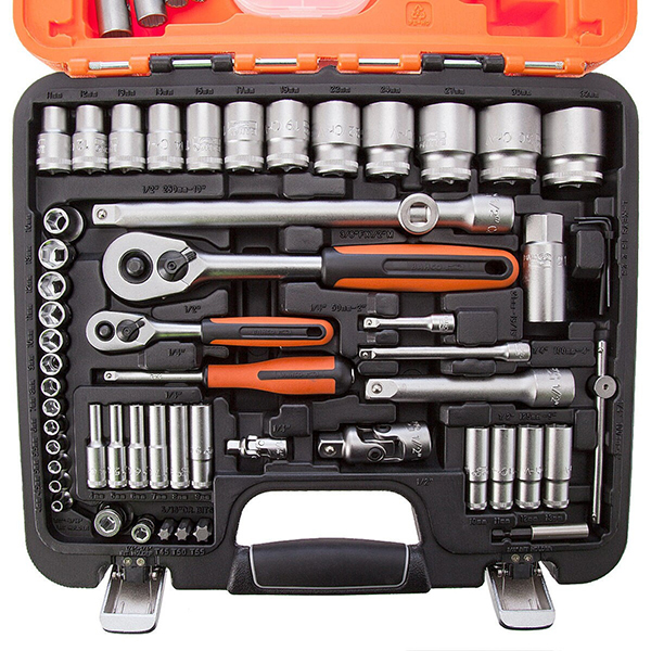 Socket Set 1/4in, 1/2in and Dynamic Drive - 91 Piece