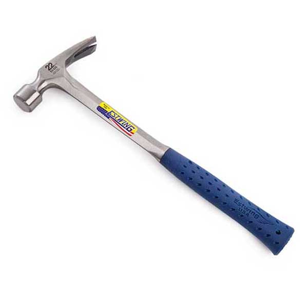 Straight Claw Framing Hammer with Vinyl Grip 22oz