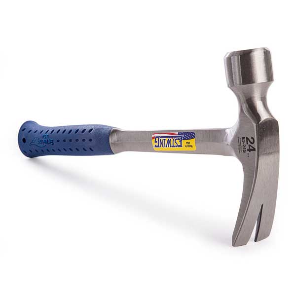 Straight Claw Framing Hammer with Vinyl Grip - 24oz